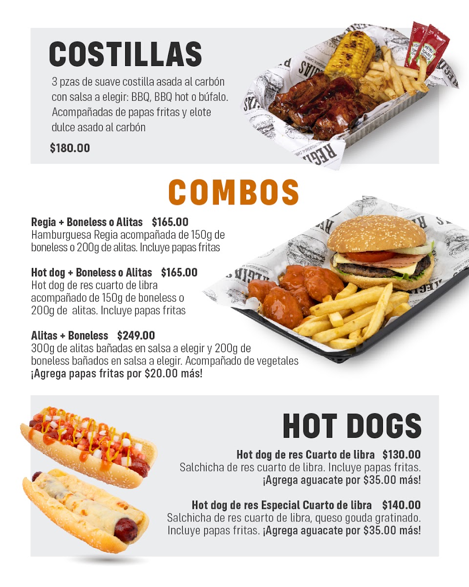 Regias Menu - Image 1